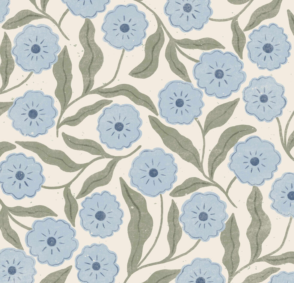 Floral blockprint Floral blockprint